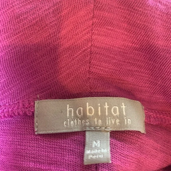 Habitat magenta plum long sleeve cowl neck NEW Medium Cotton - Picture 4 of 10